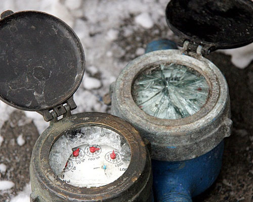 Télen a vízmérők elfagyhatnak! vizmero